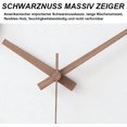 thumbnail image 4 of 3D Wall Clock Large Modern No Ticking Noises Wooden for Living Room Bedroom Kitchen, 4 of 5
