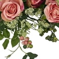 thumbnail image 4 of Nearly Natural 4802 Couronne de Roses 20 Po, 4 of 5
