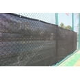 thumbnail image 3 of JM Gardens 4 ft x 50 ft Fence Privacy Screen Mesh Windscreen HDPE Cover Black, 3 of 5