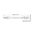 thumbnail image 2 of Uxcell 45mm Dart Shafts, 2BA Thread Aluminum Dart Stems - 3 Pack (Silver Tone), 2 of 5