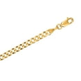 thumbnail image 3 of JewelStop 14K Yellow Gold Polished Finish 3.6mm Comfort Curb Chain with Lobster Lock - 16", 3 of 6