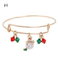 thumbnail image 2 of Jewelry VerPetridure Christmas Bracelet Charms For Women Girls Thanksgiving Holiday Bell Santa Expandable Crystal Bracelet Jewelry, 2 of 2
