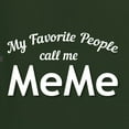 thumbnail image 5 of Wild Bobby My Favorite People Call Me MeMe Mother's Day Unisex Crewneck Graphic Sweatshirt, Forest Green, Small, 5 of 5