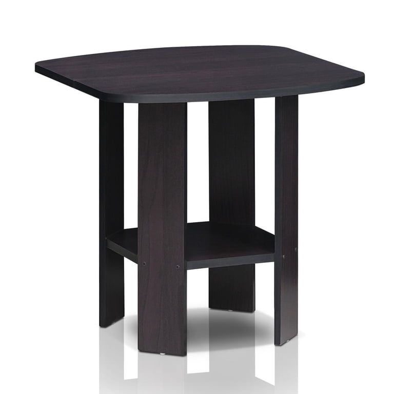 Furinno Simple Design End Table, Dark Walnut photo 2
