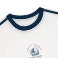 thumbnail image 5 of Boys 2-Piece Short Set Nautical Graphic Raglan T-Shirt and Athletic Shorts Outfit for Boys, White, Sizes 4-5 Years Old, 5 of 6
