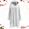 thumbnail image 5 of WILLBEST Sudadera Navideña para Mujer, Estilo Túnica, con Capucha, Manga Larga, Bolsillos, Ideal para Ocasiones Informales X-Grande, 5 of 5
