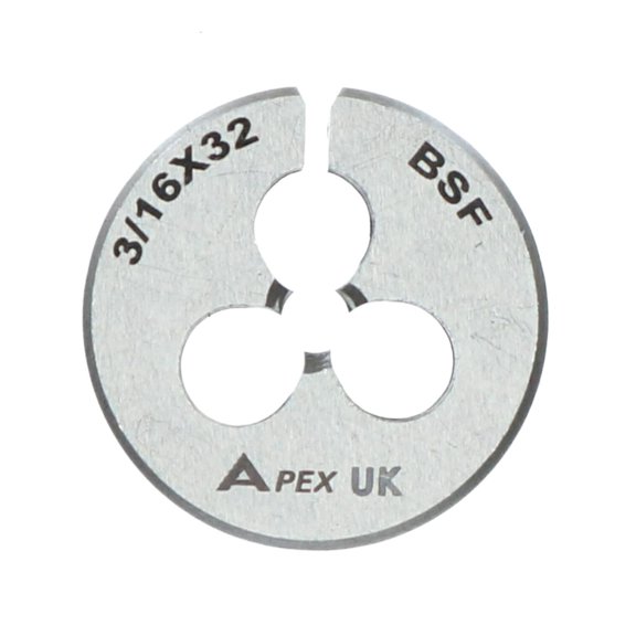 3/16" x 32 BSF 25mm Circular Die 1" Carbon Steel Thread Cutter BSF