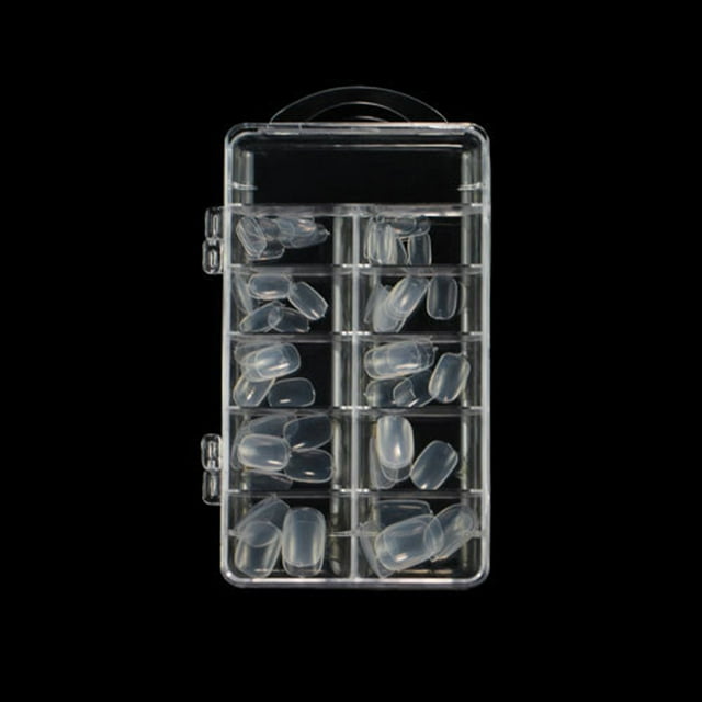 100Pcs Nail Tips Quick Extension Transparent Press On False Nails Tips Manicure Nail Art Manicure