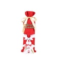 thumbnail image 1 of Toystoory 1 Uds. Funda para botella de vino tinto bolsas muñeco de nieve/Papá Noel/ALCE decoración navideña para el hogar Kits de decoración para fiestas, 1 of 3