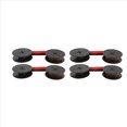 thumbnail image 2 of 4Pack Typewriter Ribbon Twin Spool Typewriter Ribbon Red and Black Twin Spool Replacement Pack for Most Typewriter,4 x Typewriter ribbons,Black & Red, 2 of 10