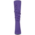 thumbnail image 5 of BLISSFUL STEP Valentine's Women's Boots Pointed Toe Block Heel Knee High Boots Dark Purple 9, 5 of 6