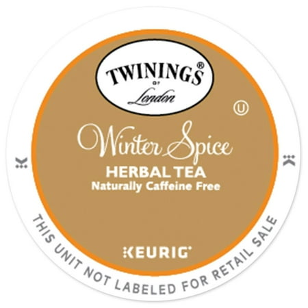 Twinings of London Winter Holiday Herbal Winter Spice, K-Cup Portion Pack for Keurig Brewers (48 Count)