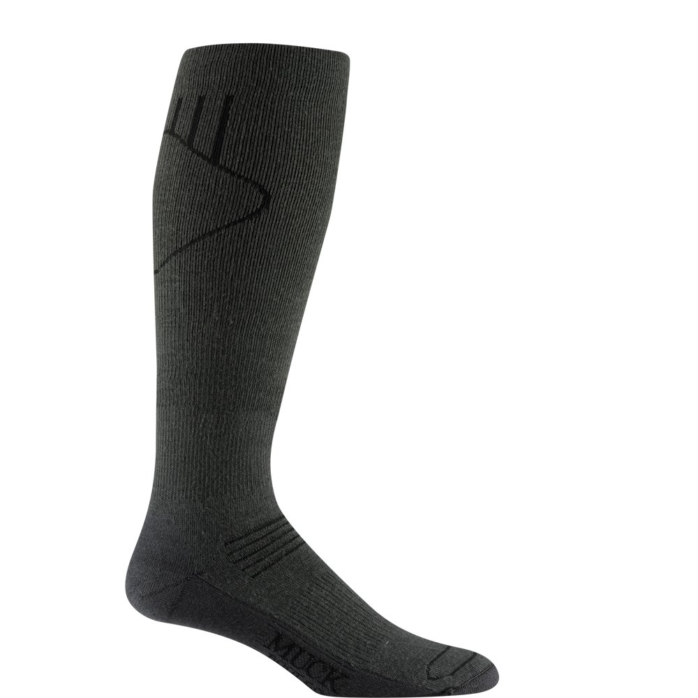 Muck Juneau Crew Over The Calf Sock Charcoal, XLarge Muck Boots Socks ...