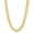 Gold, variant on Invicta Jewelry Men's Beveled Edge Rectangular Link Chain Necklace (8.5mm) - 24"