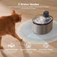thumbnail image 3 of Smartoo Wireless Cat Water Fountain – Stainless Steel, 152 oz / 4.5 L | Cordless, Battery Operated with Motion Sensor & Ultra Quiet Pump for Cats & Dogs, 3 of 7