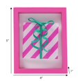 thumbnail image 2 of Holiday Time Fuchsia MDF Block decoration, 5 inch Height, Pink colour, 2 of 4