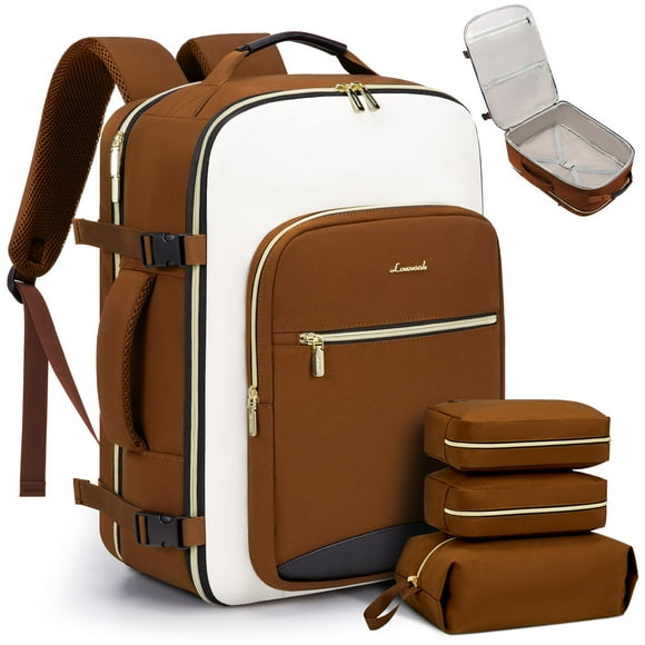 Mochila de viaje LOVEVOOK 40L para mujeres y hombres con cubos de embalaje