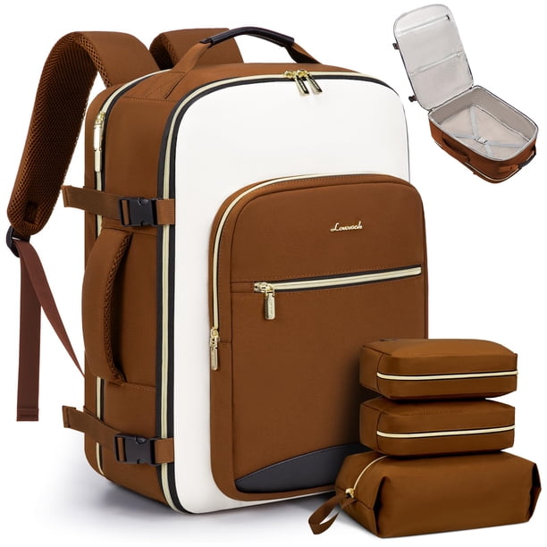 Mochila de viaje LOVEVOOK 40L para mujeres y hombres con cubos de embalaje