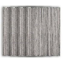 LR Home Tate Set of 4 Cotton Placemats, Black/White
