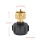 thumbnail image 3 of Soidarity Adaptador de recarga de propano Conector de estufa de camping de latón Adaptador de combustible fácil de usar con válvula para barbacoa al carpas Soidarity OD005888-00, 3 of 6