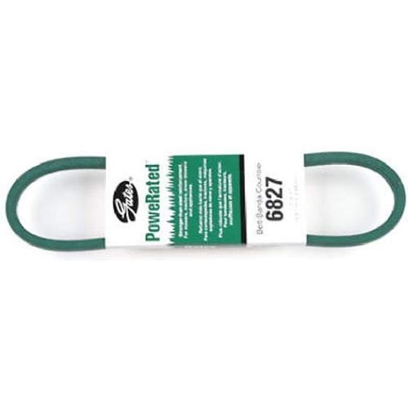 Gates Powerated V-Belt 6827 - Universal Engine Fit - 1 Piece, 27" L x 0.5" W, Green