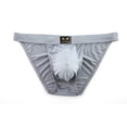 thumbnail image 3 of zuwimk Mens Underwear,Men's Thong Underwear Low Rise T-Back Under Panties Z-Gray,XL, 3 of 5