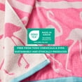 thumbnail image 4 of Toallas de Playa Great Bay Home 100% Algodón 76x152 cm Rosa Paquete de 2, 4 of 6