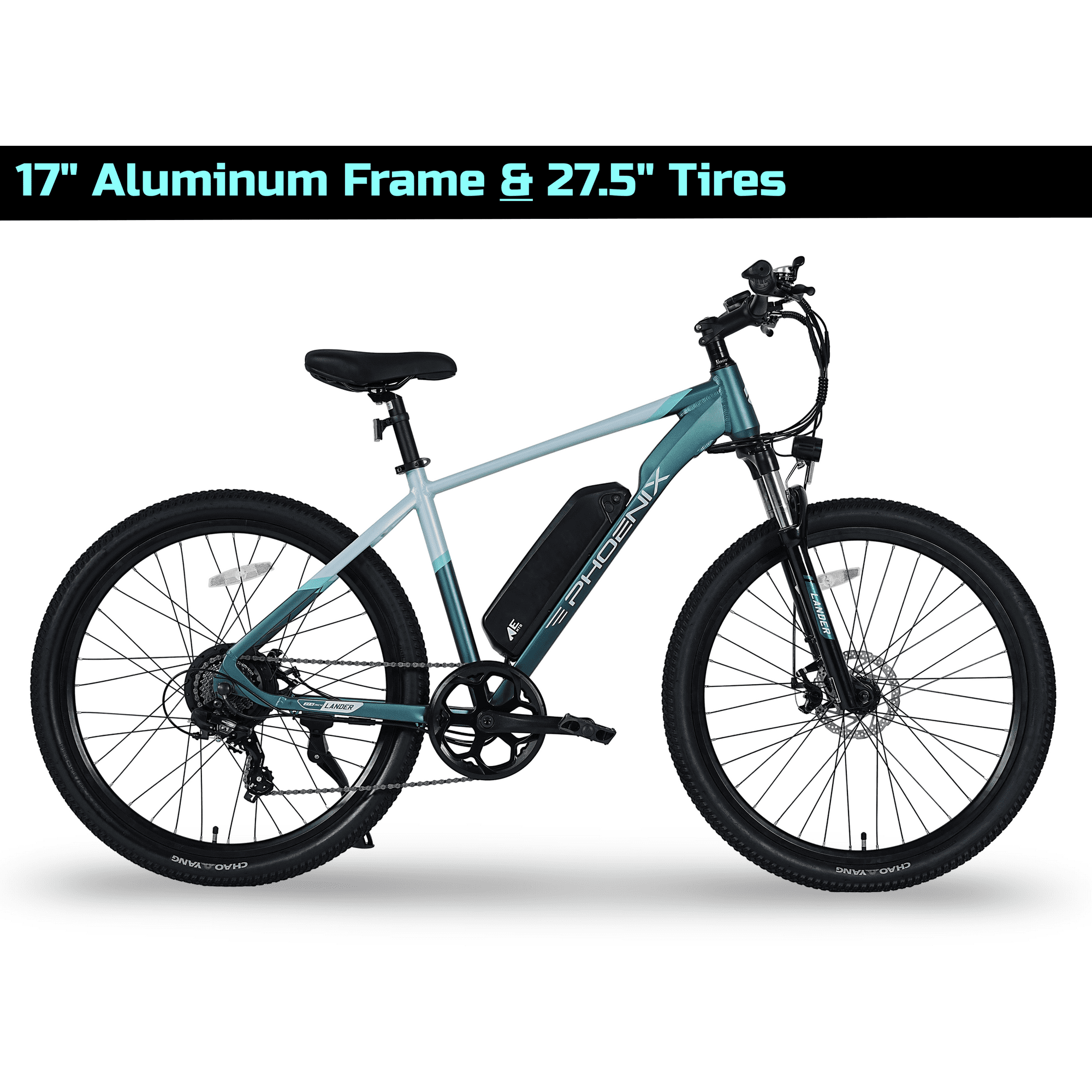 PHOENIX 電動自転車 PHOENIX BIKES 720Wh Battery, 350W Motor, 27.5