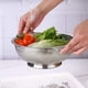 thumbnail image 4 of Colador de acero inoxidable: colador de alimentos de cocina con mango resistente y base de anillo grande y estable, 4 of 5