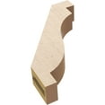 thumbnail image 6 of Ekena Millwork 3"W x 12"D x 16"H Copenhagen Rough Cedar Woodgrain TimberThane Knee Brace, Primed, 6 of 6