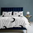 thumbnail image 3 of Moon And Star Print Duvet Cover Set Themed Multicolor Polyester Bedding Set for Bedroom Decoration, 3 of 6