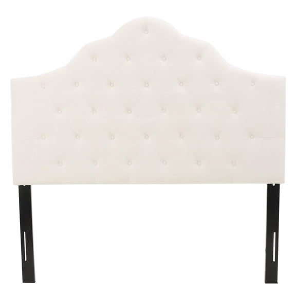 GDF Studio Stellina Mid-Century Fabric Upholstered Queen/Full Headboard