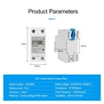 thumbnail image 4 of Tuya Single Phase Din Rail WIFI Smart Energy Meter Power Consumption Monitor KWh Meter Wattmeter Smart Energy Meter Timer ,Overload Protection, 4 of 6