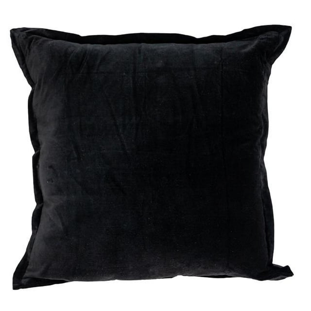 Parkland Collection PILF21021D Acer Transitional Black Pillow Cover with Down Insert