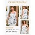 thumbnail image 5 of LANREMON Plus Size Tank Tops for Women Summer Scoop Neck Sleeveless Floral Print Tank Tops Casual Loose Fit Camisoles 5XL, 5 of 7