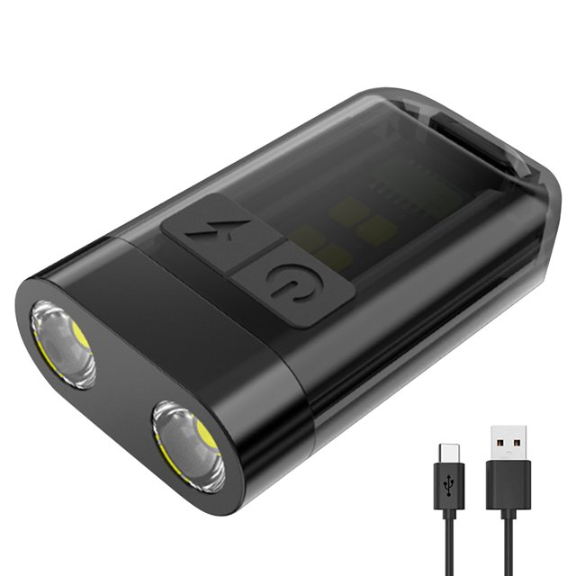 Linterna Mini 9 Modo de Luz IPX4 Impermeable para Acampar al Aire Libre Pesca Correr