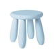 thumbnail image 1 of Wosthever Taburete de plástico para niños, zapatos para adultos, cambio de asiento interior, banco de suelo grueso para jardín de infancia, Conjuntos de muebles de dormitorio Azul claro, 1 of 6