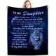 thumbnail image 1 of LHSHID Daughter Gift from Mom/Dad Blanket to My Daughter Blanket Best Birthday Gift Ideas for Daughter Funny Gifts for Grown Daughter Daughter Gift from Mother Or Father Blankets, 1 of 7