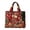Christmas Stocking, variant on Christmas Quilted Tote Bag for Women, Large Reusable Shopping Bag, Holiday Print Shoulder Handbag, Grocery Travel Gift Tote Purse