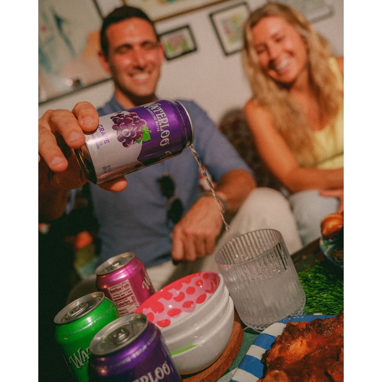 Waterloo Sparkling Water Grape, 12 fl oz, 12 Pack photo 4