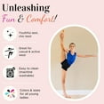 thumbnail image 3 of Dancina Gymnastics Shorts Athletic Dance Wear - for Little and Big Girls in Classic and New Metallic Ice Colors, 3 of 6
