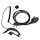 thumbnail image 2 of Auricular de radio bidireccional resistente al desgaste Auricular de un solo cable Plug and Play en forma de G para militares para guardaespaldas, 2 of 8
