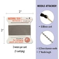 thumbnail image 4 of Griffin Silk Bead Cord Perlseide - Grey Color – Size 8 (0.80mm) – 2 meters per card – Stainless Steel Needle Attached – For Knotting Pearls, Gemstones, Crystals and Beads, 4 of 7