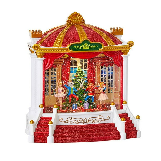 Raz Imports 9.25" Nutcracker Ballet Musical Theatre Lighted Water