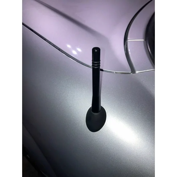 4" inch Short Black Aluminum Antenna Mast Power Rod Radio AM/FM for TOYOTA MR2 Spyder 2000-2005