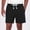 (Casual)Black, variant on George Men’s & Big Men’s Stretch Twill Flat Front Shorts, Mens Shorts Clearance, Gray, XXL
