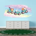 thumbnail image 3 of Day Care Wall Decals for Care Taker Daycare - Animals in Railroad Car Enjoying Ride Train DIY & Creativity Boy Girl Bedroom Wall Sticker - Size: 20 In x 10 In, 3 of 5