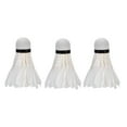 thumbnail image 3 of Higoodz 3Pcs Durable Badminton Shuttlecocks for Outdoor Indoor Ball Sport Training Entertainment, Training Badminton, White Badminton, 3 of 8