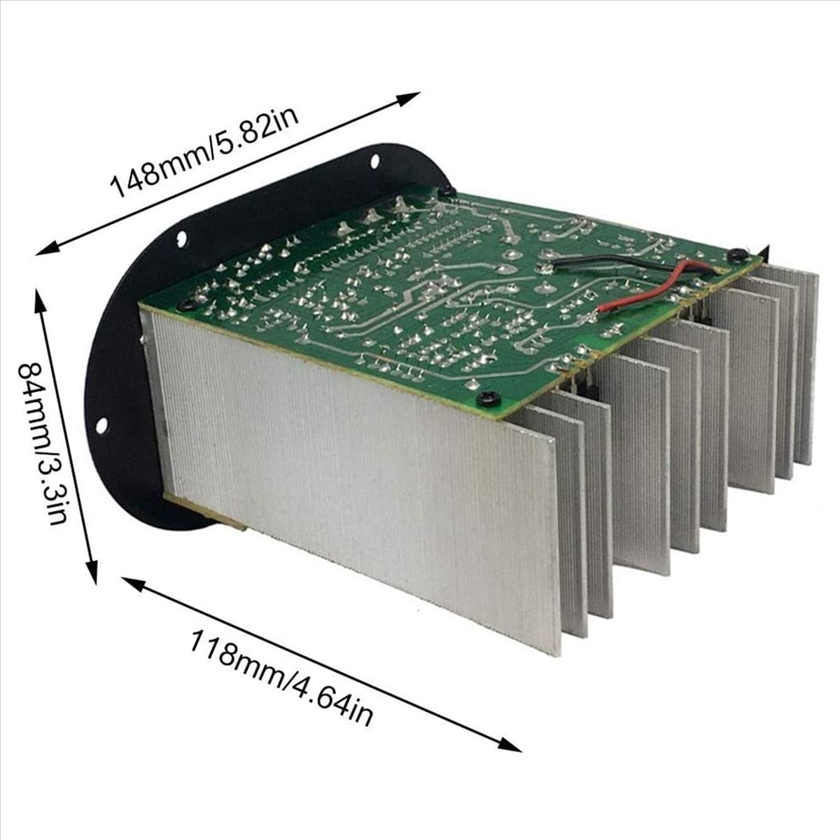 3X Car Subwoofer Amplifier Board, 500W Subwoofer High Power HiFi Bass Amplifier Board DC 12V,3 x Bass Car Power Amplifier Board