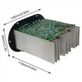 thumbnail image 4 of 3X Tablero del Amplificador de Subwoofer del Coche, Tablero del Amplificador de Graves de Alta Fidelidad de Subwoofer de 500W CC 12V, 4 of 5